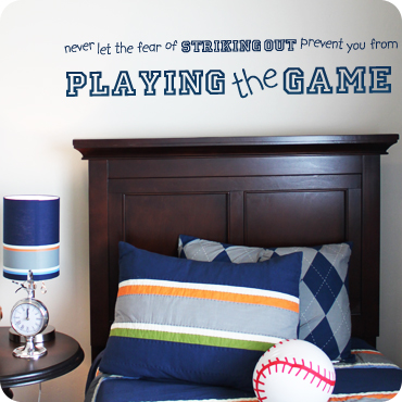 Never Let Striking Out Keep You From Playing (Kidprint)