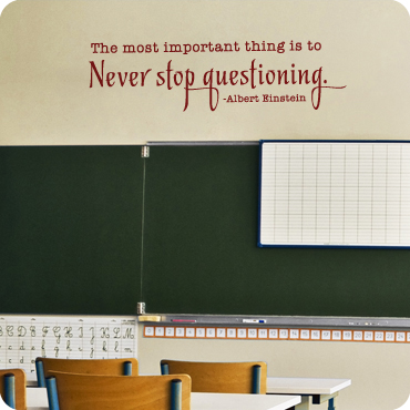 The Most Important Thing is to Never Stop Questioning