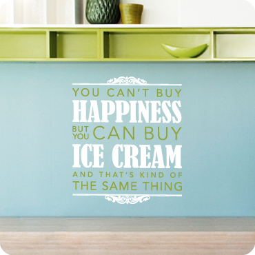 Happiness Is Ice Cream (Bold Version)