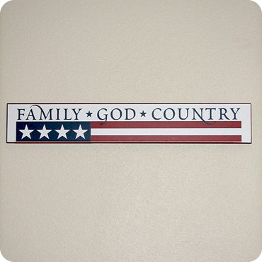 Family - God - Country