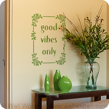 Good Vibes Only (Floral Frame)