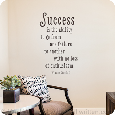 Success With Enthusiasm (Single Font Option)