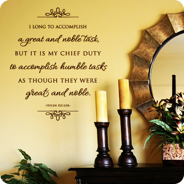 Accomplish Tasks as if They Were Great & Noble (Two Scrolls)