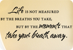 Life is Measured by Moments